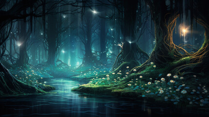 Wall Mural - Fairy Forest