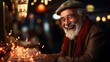 © PicTCoral - Senior Friends Playing Cards Local Bar, Desktop Wallpaper Backgrounds, Background HD For Designer
