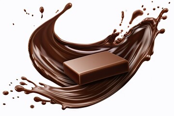 Decadent chocolate elegance. Smooth liquid bliss. Culinary symphony. Artistic wave delight. Indulgent delicacy. Creamy dark pour