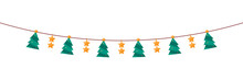 Christmas Hanging Ornaments Are Used To Decorate Cards, Posters, Web Decorations And Products During The Christmas Holiday Season