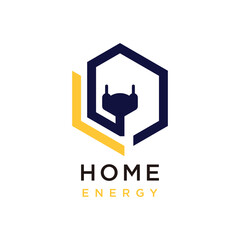 Wall Mural - Energy logo with concept creative modern element