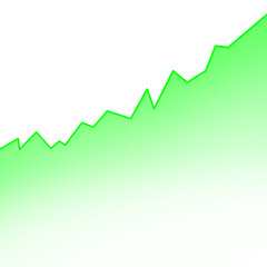 green graph stock exchange