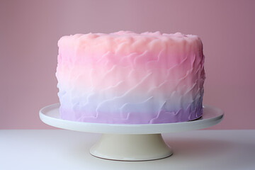  Cotton Candy Cake, candy floss, rainbow colors, pastel colors.