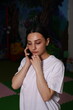 © Арман Амбарцумян - woman talking on cell phone