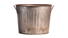 An Old Metal Bucket Isolated On Transparent Background, Image With Background Removed, Created With Generative Ai Technology.