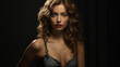© Robert Herhold - portrait of a woman in film noir style created with Generative AI technology