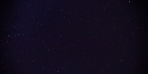 Wall Mural - panorama blue night sky milky way and star on dark background.universe filled with stars, nebula and
