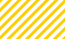 Abstract Geometric White Diagonal Line Pattern Vector With Yellow Background.