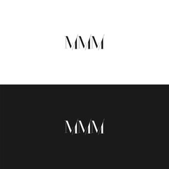 Wall Mural - MMM logo. M M M design. White MMM letter. MMM, M M M letter logo design. Initial letter MMM linked circle uppercase monogram logo. M M M letter logo vector design. 