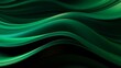 © Chingiz - Immerse yourself in the dynamic allure of this stylish corrugated motion line high-grade green mixed fluid gradient abstract background. The fluidity of gradients creates