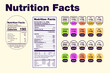 © mrdesi9n - Nutrition Facts, Food, Calories, Nutritionist, Health, Human, Goodness Template Vector Design Element