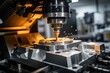 A high-precision industrial machine in action
