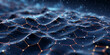 abstract wave digital technology background, sound and graphic shapes, network, graph, fluctuations. ai generative