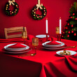 © Martin - beautiful christmas table with christmas decoration