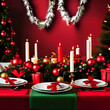 © Martin - beautiful christmas table with christmas decoration