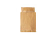 Paper courier bag with flap and traces of glue and isolated transparent png. Open retail or postal packaging envelope made from brown kraft recycled paper.
Eco friendly packing.
