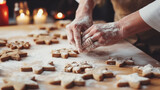 Fototapeta  - Season's Sweetings: Cookie Baking Bliss
A delightful mess of flour, sprinkles, and cookie dough makes for a memorable day of festive baking.