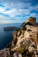 Wall Mural - Torre Penya Trek in Natural Park of Porto Conte - Sardinia - Italy