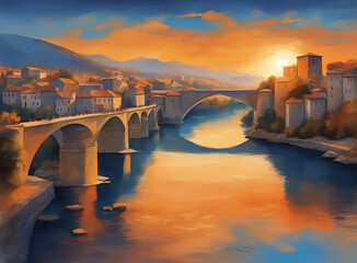 Wall Mural - Bosnia and Herzegovina Bridge