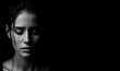 © iDoPixBox - black and white portrait of a woman cry