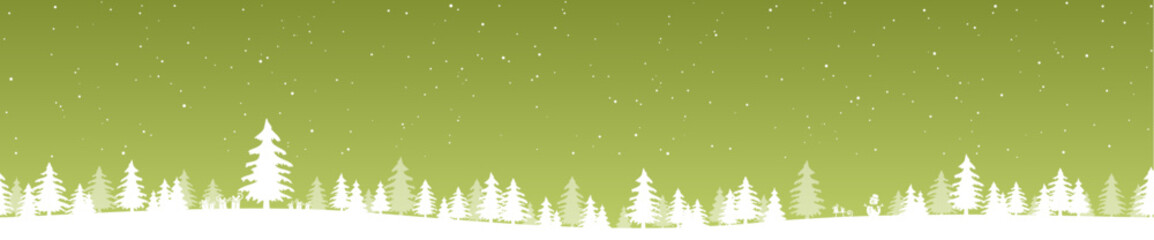 Wall Mural - simple christmas background with typical elements