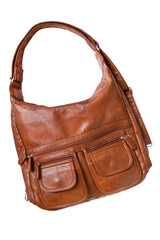 Poster - Leather bag isolated