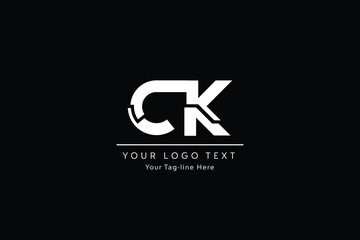 Wall Mural - Initial CK, KC Alphabets Letters Logo Monogram