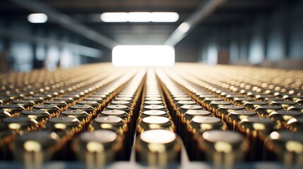 A Variety of Aviation Speed Cannon Ammo and Shells on Belts