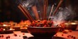 Incense Sticks or Burners Burning incense is a traditional practice to purify the surroundings and bring positive energy, making it a common addition to a Chinese New Year table.