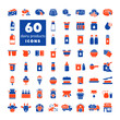© nasik - Milk, dairy products vector icon set