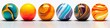 © IgnacioJulian - coloured marble designs for droid devices and tablet, hatching, vibrant cartoonish