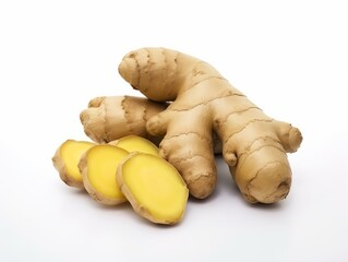 Ginger isolated on a white background