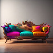 Sofa in Farbe
