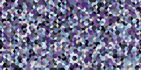 Wall Mural - Abstract hexagonal background geometric grid seamless pattern