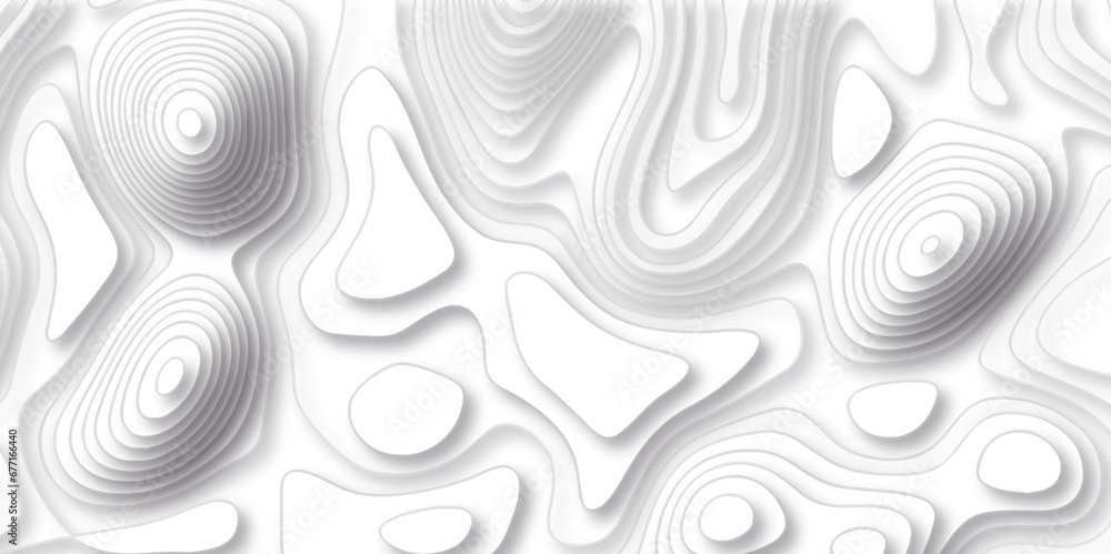 Topographic map background geographic line map with seamless ornament ...