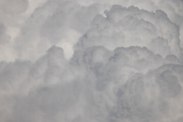 Wall Mural - white cloud background and texture. grey sky background.