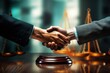 © David Giraud - Homme d'affaires serrant la main d'un client