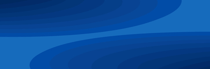 Wall Mural - gradient futuristic blue 3d colorful background with place for text and wave shapes. bright abstract