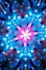 Wall Mural - abstract background. abstract fractal. fractal art background for creative design.