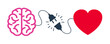 © dlyastokiv - Brain and heart connected with cable, self control concept, connect heart feeling with logical thinking brain, connection between heart and mind, control feeling and emotion, emotional Intelligence