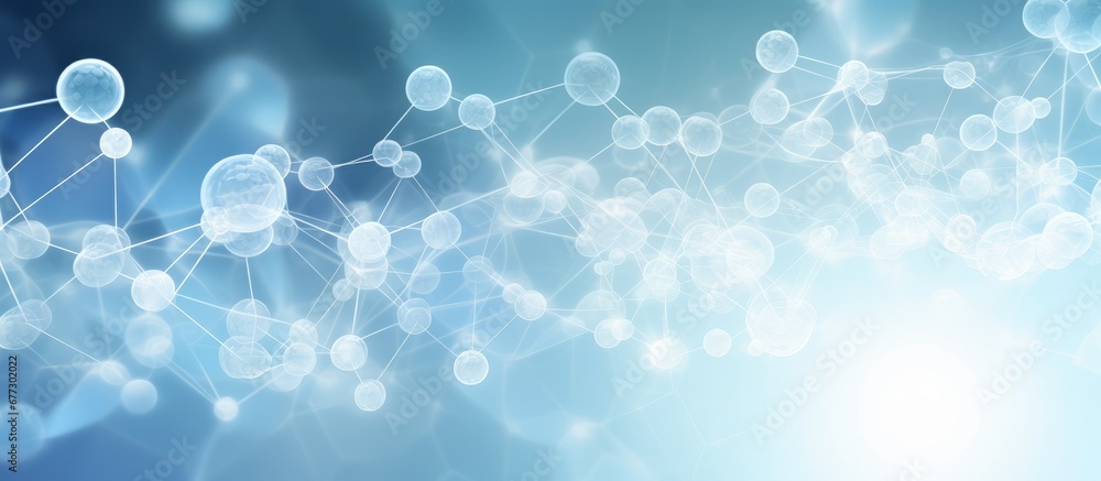 Abstract close up of molecule, science beaauty background Stock ...