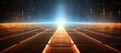 © Ilgun - 3D rendered light and reflection with stylish futuristic grid backdrop Copy space image Place for adding text or design