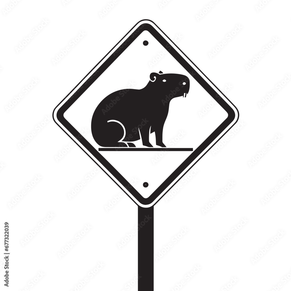 Capybara Vectorised Bitmap Capybara logo for graphic design, capybara designs for prints and ...