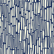 © MoJX.Studio - Vertikal bricks seamless repeat pattern on dark blue background. Vector geometric shapes all over surface print.
