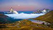 Matterhorn Spiegelung im See morgens