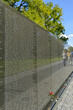 The Vietnam War Memorial wall in Washington DC