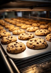 Wall Mural - Chocolate chip cookies