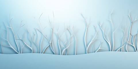 Poster - serenity rays delicate blue background for product showcase, generative ai