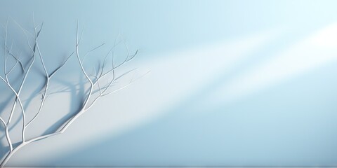 Poster - serene azure oasis delicate product backdrop, generative ai
