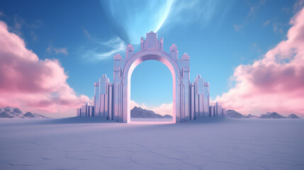Wall Mural - door to heven